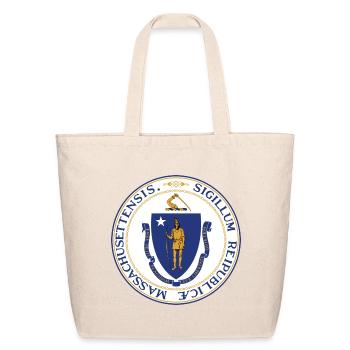 Massachusetts - Eco-Friendly Cotton Tote - natural - Front