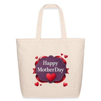 Happy_Mother-s_Day - Eco-Friendly Cotton Tote - natural - Front