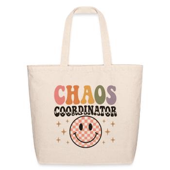 Chaos Coordinator - Eco-Friendly Cotton Tote - natural - Front