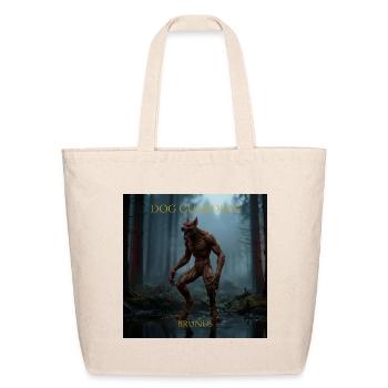 Dog Guardian Brunus Beast - Eco-Friendly Cotton Tote - natural - Front