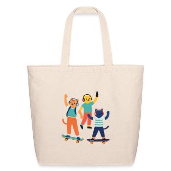 International Youth Day - Eco-Friendly Cotton Tote - natural - Front