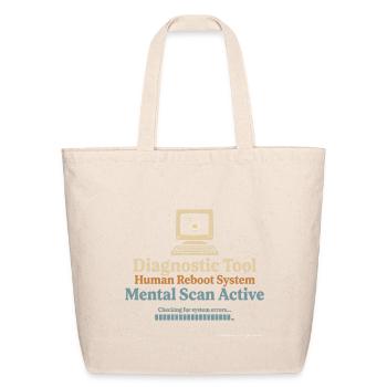 Diagnostic Tool: Mental Scan Active - Eco-Friendly Cotton Tote - natural - Front
