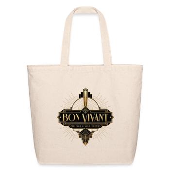 Bon Vivant Deco 1925 Gold - Eco-Friendly Cotton Tote - natural - Front