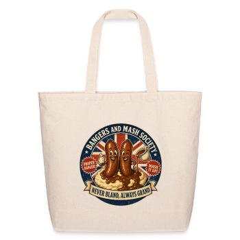 Bangers and Mash Society - Eco-Friendly Cotton Tote - natural - Front