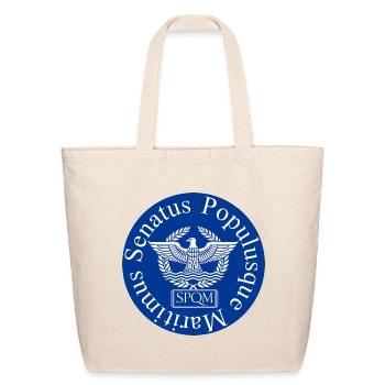 Empire of the Sea sigil - SPQM - Eco-Friendly Cotton Tote - natural - Front