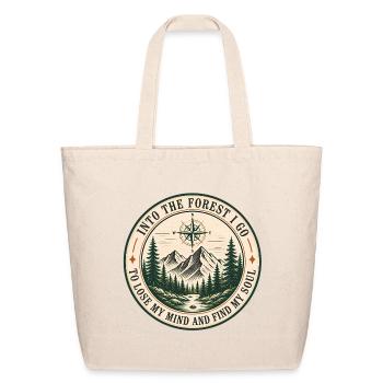 Forest Compass Soul Quest - Eco-Friendly Cotton Tote - natural - Front