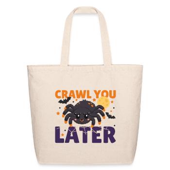 Chubby Spider - Eco-Friendly Cotton Tote - natural - Front