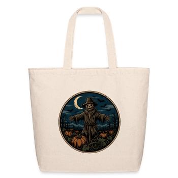 Harvest Moon Scarecrow - Eco-Friendly Cotton Tote - natural - Front