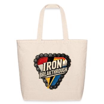 Iron Breakthrough Patch Tee - Eco-Friendly Cotton Tote - natural - Front