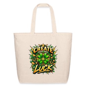 Create Your Own Luck - Eco-Friendly Cotton Tote - natural - Front
