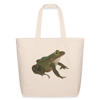 Froggidi Frog Frog - Eco-Friendly Cotton Tote - natural - Front