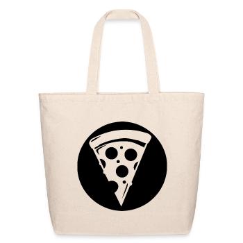 Pizza Slice - Eco-Friendly Cotton Tote - natural - Front