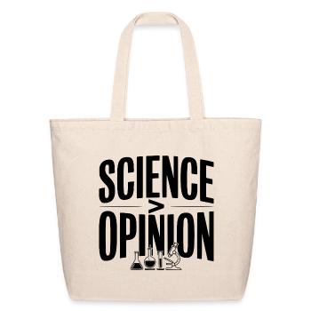 Science > Opinion - Eco-Friendly Cotton Tote - natural - Front