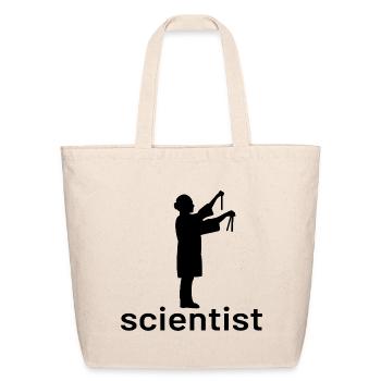 Scientist - Eco-Friendly Cotton Tote - natural - Front