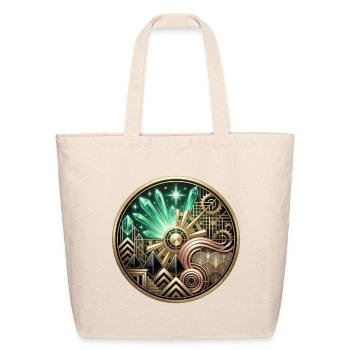 Crystal Gear Cosmos - Eco-Friendly Cotton Tote - natural - Front