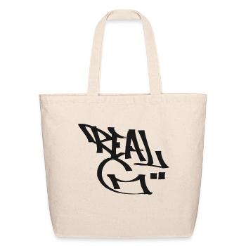 real g - Eco-Friendly Cotton Tote - natural - Front