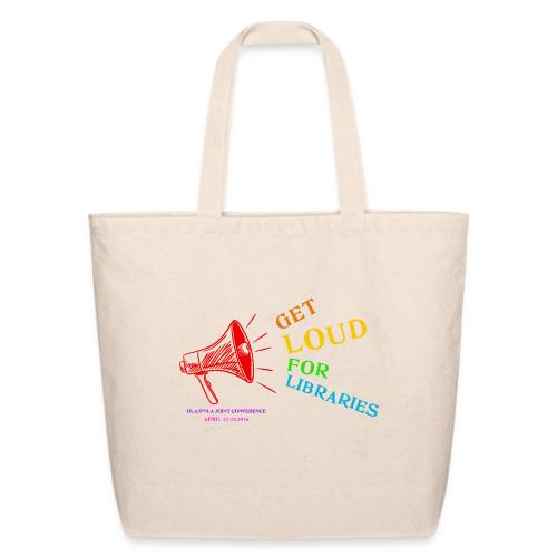 OLA PNLA 2026 Logo smaller conference info - Eco-Friendly Cotton Tote