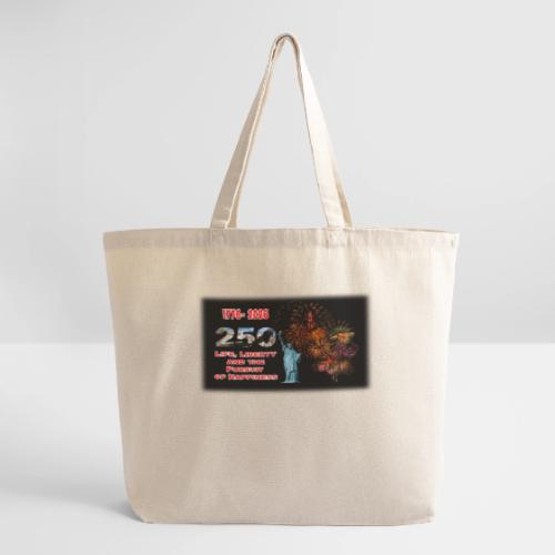 1776 - 2026 - 250 Years USA | Fireworks - Eco-Friendly Cotton Tote