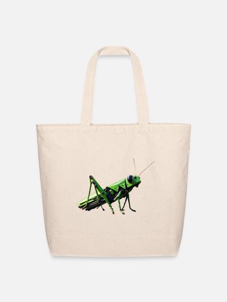 Mechanical Grasshopper - Eco-Friendly Cotton Tote - natural