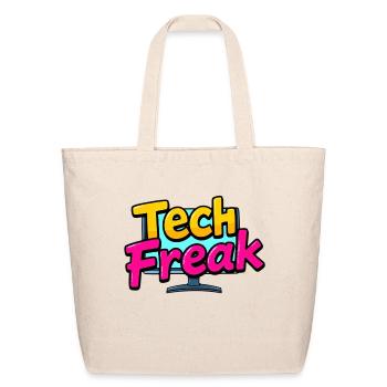 Tech Freak - Eco-Friendly Cotton Tote - natural - Front