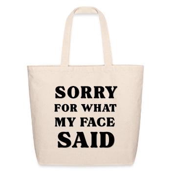 Untitled Black Square - Eco-Friendly Cotton Tote - natural - Front