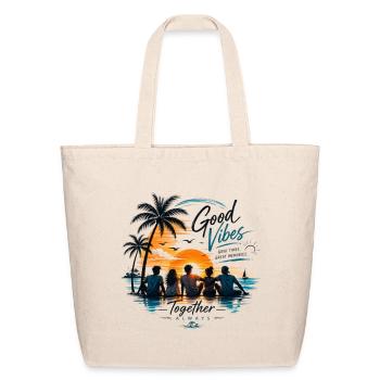 Togetherness  - Eco-Friendly Cotton Tote - natural - Front