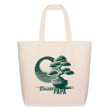 Bonsai Papa - Eco-Friendly Cotton Tote - natural - Front