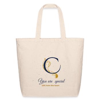 You Are Special Gift From the Heart - Eco-Friendly Cotton Tote - natural - Front