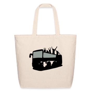 Tour Bus & Tourist - Eco-Friendly Cotton Tote - natural - Front