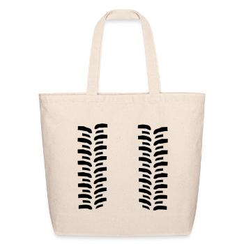 mud tires - Eco-Friendly Cotton Tote - natural - Front