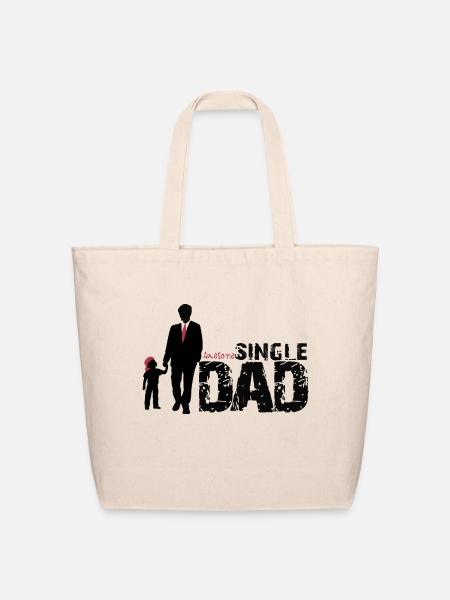 Awesome single DaD - Eco-Friendly Cotton Tote - natural