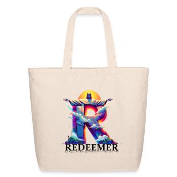 Radiant R Redeemer Neon - Eco-Friendly Cotton Tote - natural - Front