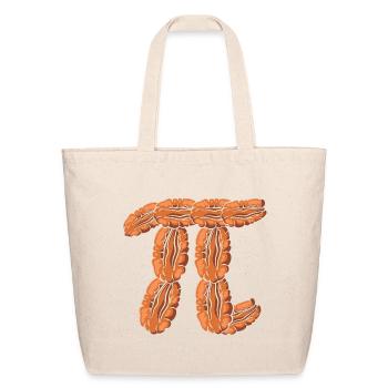 Pi Day Mathematics Pecan Pie - Eco-Friendly Cotton Tote - natural - Front
