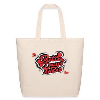 Elevate Hub design - Eco-Friendly Cotton Tote - natural - Front