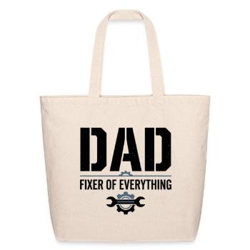 Dad Gear Fixer Of Everything - Eco-Friendly Cotton Tote - natural - Front