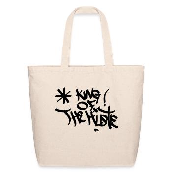 king of the hustle - Eco-Friendly Cotton Tote - natural - Front