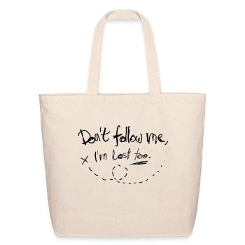 Lost alin - Eco-Friendly Cotton Tote - natural - Front