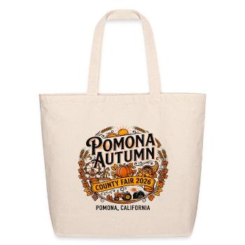 Pomona Autumn County Fair 2026 California - Eco-Friendly Cotton Tote - natural - Front