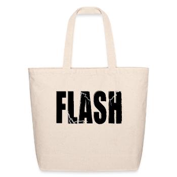 FLASH Logo - Eco-Friendly Cotton Tote - natural - Front