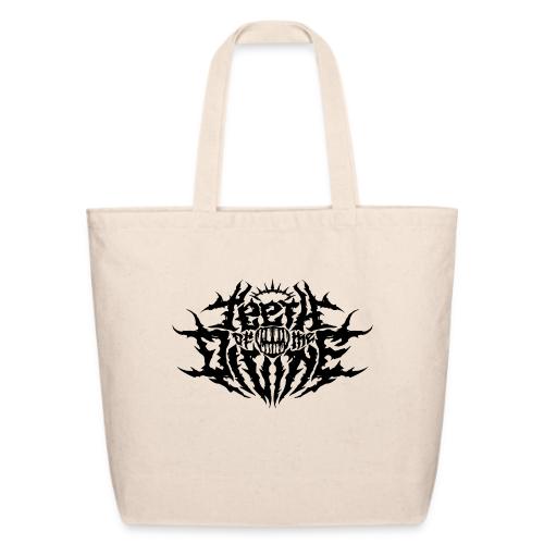 Teeth Of The Divine Logo BLACK - Eco-Friendly Cotton Tote
