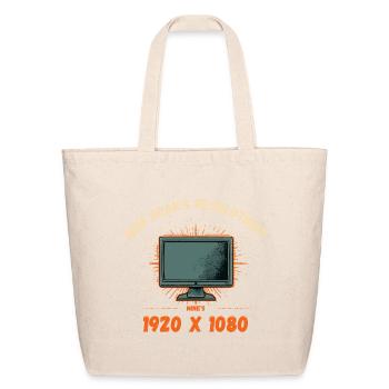 My New Year's Resolution Is 1920 x 1080 - Eco-Friendly Cotton Tote - natural - Front