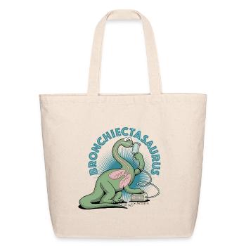 Bronchiectasaurus - Eco-Friendly Cotton Tote - natural - Front