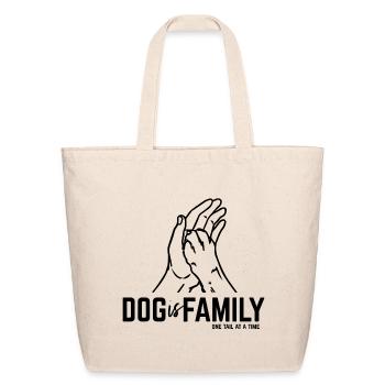 Family Tree Silhouette - Eco-Friendly Cotton Tote - natural - Front