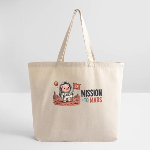 Mission To Mars Space Pig - Eco-Friendly Cotton Tote