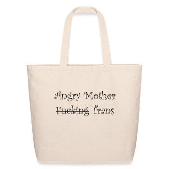 Angry Mother F Trans - Eco-Friendly Cotton Tote - natural - Front