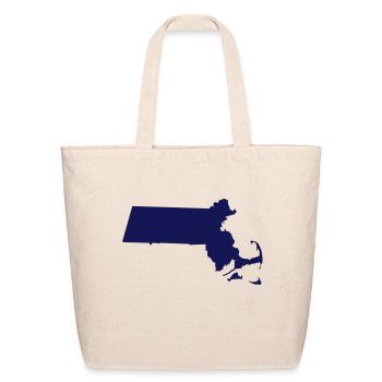 Massachusetts - Eco-Friendly Cotton Tote - natural - Front