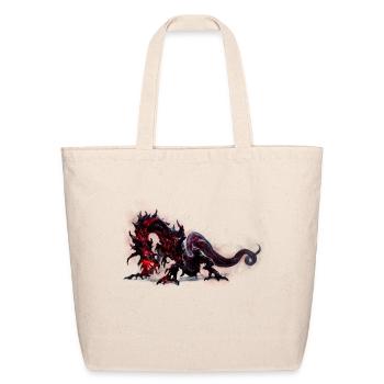 dragon creature - Eco-Friendly Cotton Tote - natural - Front