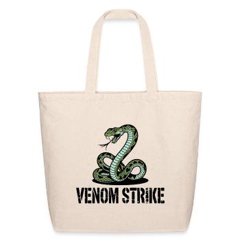 Deadly Rattlesnake Strike - Eco-Friendly Cotton Tote - natural - Front