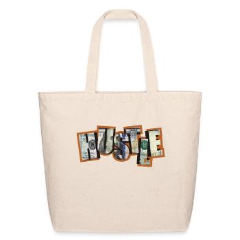 Hustle - Eco-Friendly Cotton Tote - natural - Front