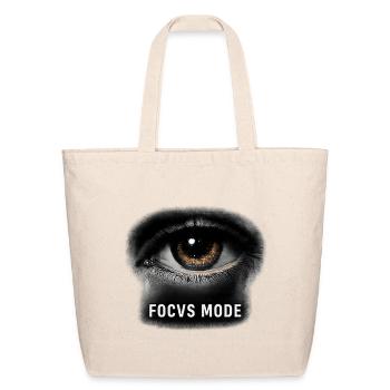 Focus Mode Eye Graphic - Eco-Friendly Cotton Tote - natural - Front
